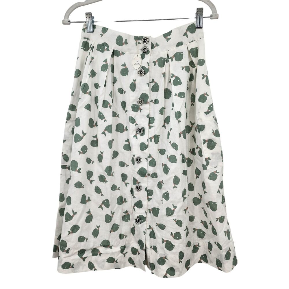 New NWT Tulip B Whale Skirt Midi Size Medium‎
